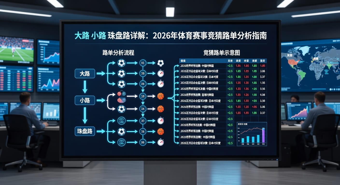 大路 小路 珠盘路解析：赛事竞猜实用技巧